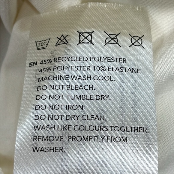 NWT Varley Waldon Racer Back Active Tank Shelf Bra Egret Cream M - Picture 12 of 14